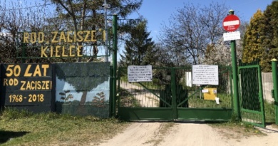 Brama wjazdowa oraz wywóz śmieci z terenu ROD ZACISZE 1