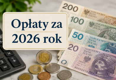 Wysokość opłat w 2026 Wysokość opłat w 2026